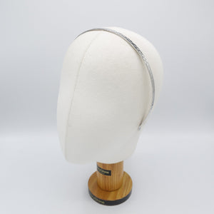 veryshine.com Headband metal thin headband, metal pattern headband, minimalist headband for women