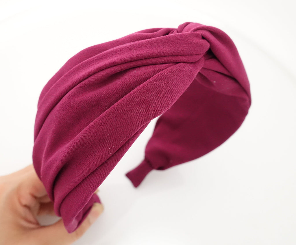 veryshine.com Headband micro sheen cross headband basic woman hairband woman hair accessory