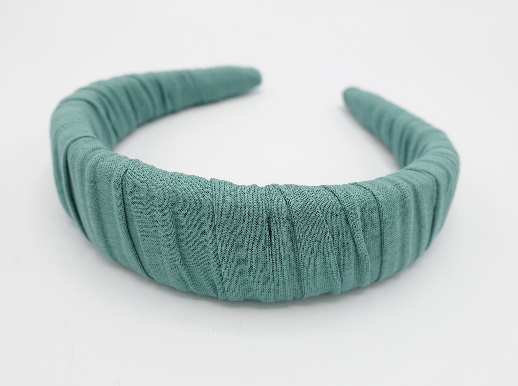 veryshine.com Headband Mint green cotton fabric wrap headband padded hairband fashion headband for women