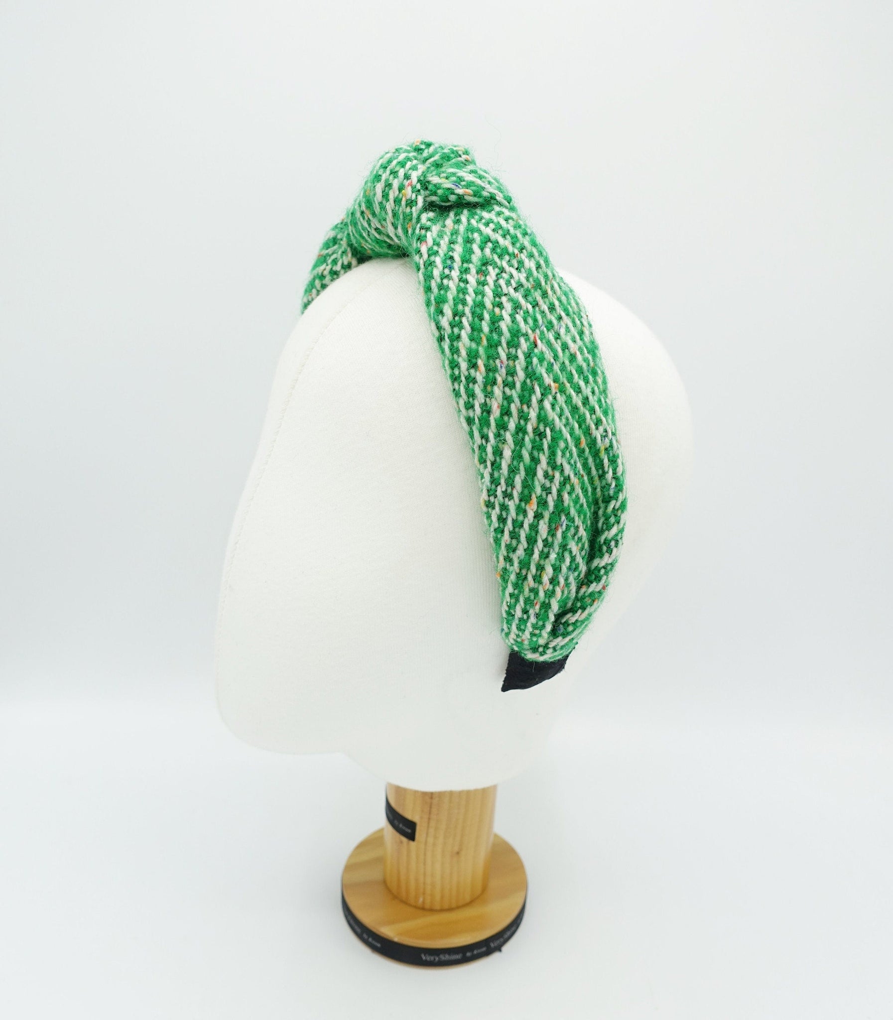 veryshine.com Headband modal knit top headband herringbone pattern hairband Winter hairband for women