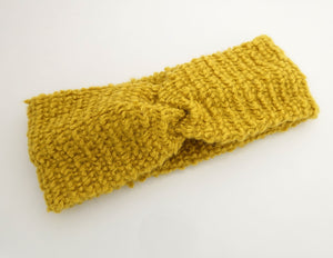 veryshine.com Headband Mustard acrylic winter headband warm headwrap fashion winter head band for women