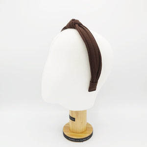 veryshine.com Headband narrow top knot headband wide corrugated pattern hairband Fall Winter women hair accessory
