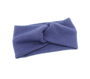 veryshine.com Headband Navy knit headband corrugated headwrap multi-functional Fall Winter neck warmer