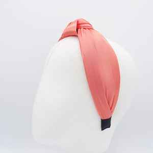 veryshine.com Headband organdy top knot headband solid color hairband hair accessory for women