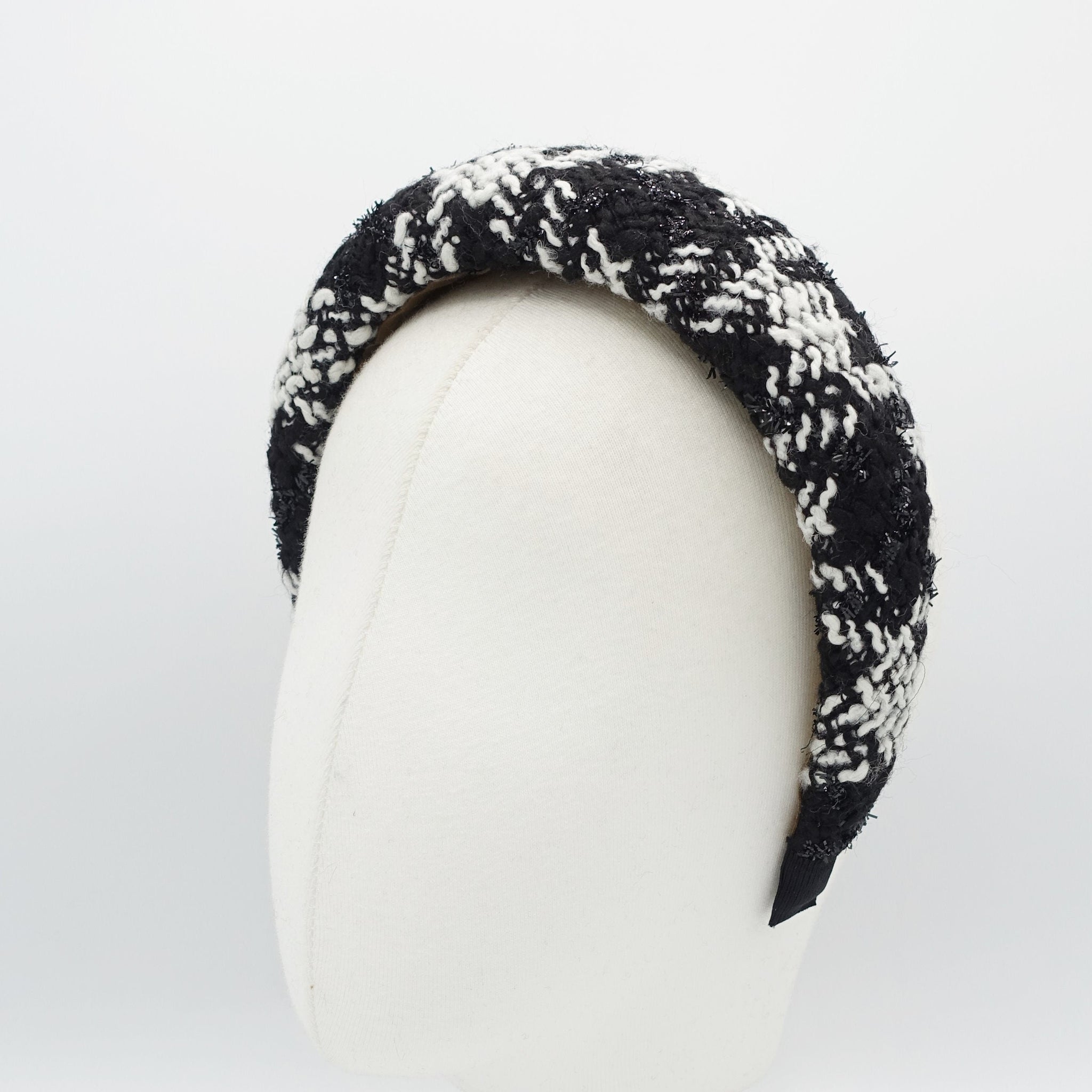 veryshine.com Headband padded tweed headband stylish hairband trendy women hair accessory