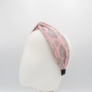 veryshine.com Headband pastel paisley print cross headband pastel tone cotton twist hairband women headband