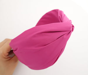 veryshine.com Headband Pink cross headband polyamide simple stylish hairband woman hair accessory
