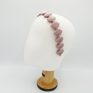 veryshine.com Headband Pink diamond velvet wrap headband hair accessory for woman