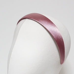 veryshine.com Headband Pink glossy satin basic headband women hairband
