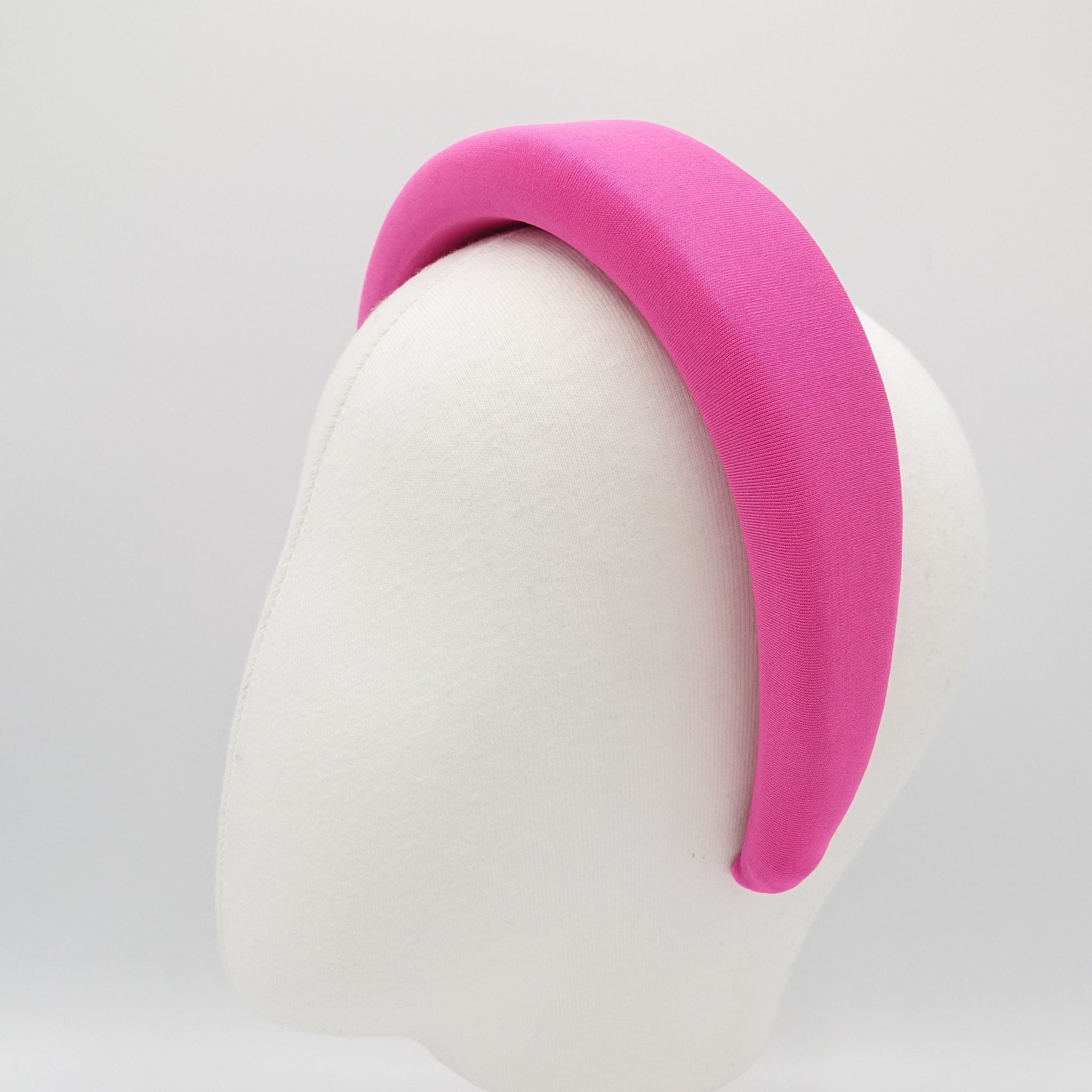 veryshine.com Headband Pink highly padded headband trendy simple hairband hair accessory for women