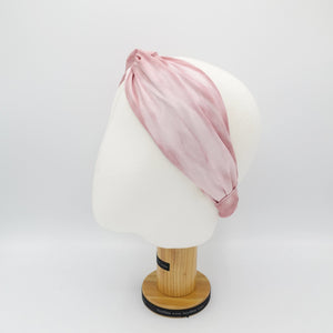 veryshine.com Headband Pink tie dye pattern hair turban cross headband color gradation hair accessory for women