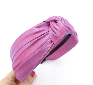 veryshine.com Headband Pink top knot headband, knotted headband, stylish headband for women