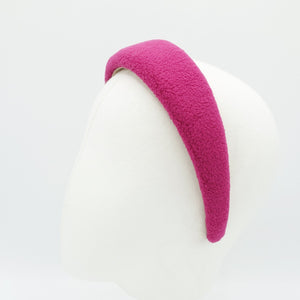 veryshine.com Headband polar fleece headband padded hairband Fall Winter casual hair accessory for women