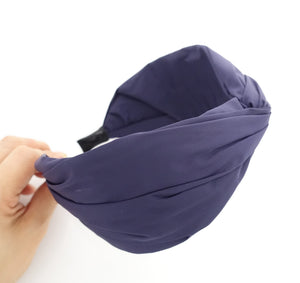 veryshine.com Headband Purple navy cross headband polyamide simple stylish hairband woman hair accessory