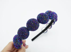 veryshine.com Headband Purple sparkling candy button headband multi color embellished hairband