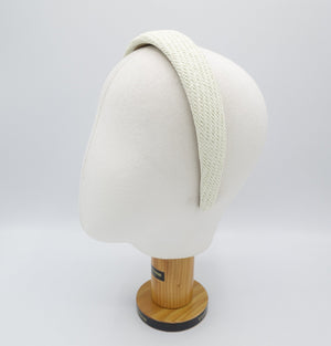 veryshine.com Headband rattan fabric padded headband simply casual hairband for women