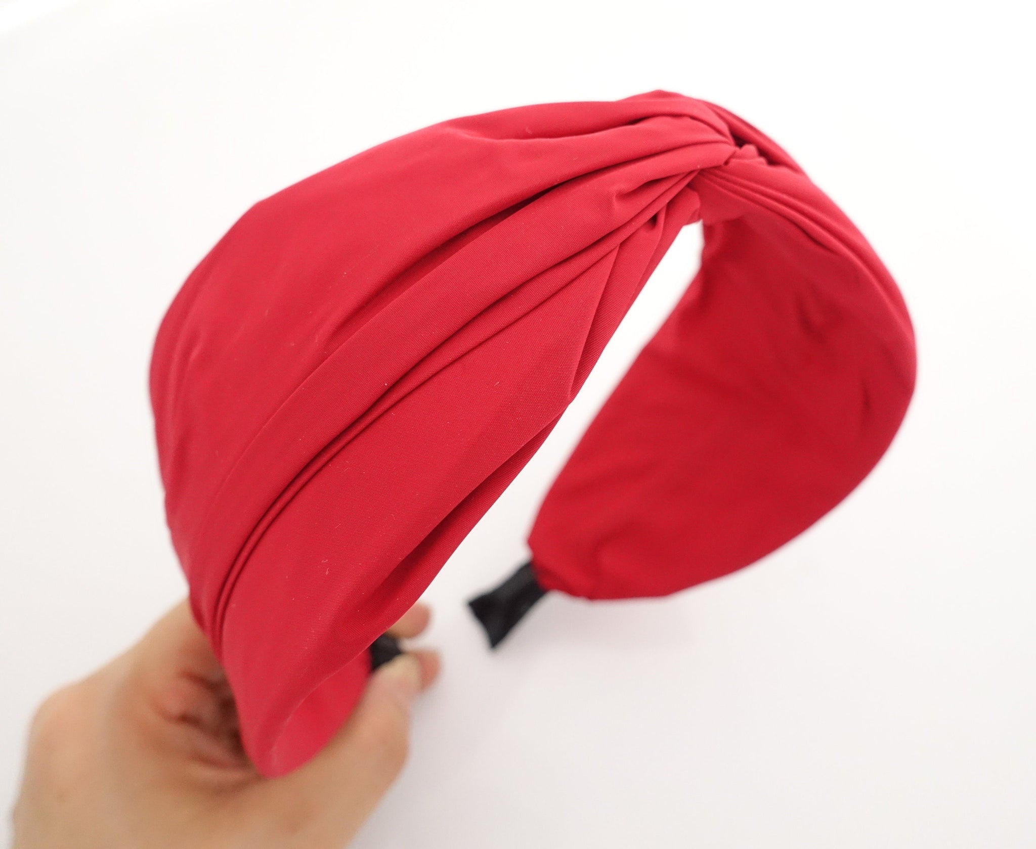 veryshine.com Headband Red cross headband polyamide simple stylish hairband woman hair accessory
