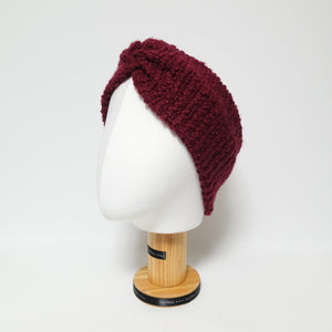 veryshine.com Headband Red wine acrylic winter headband warm headwrap fashion winter head band for women
