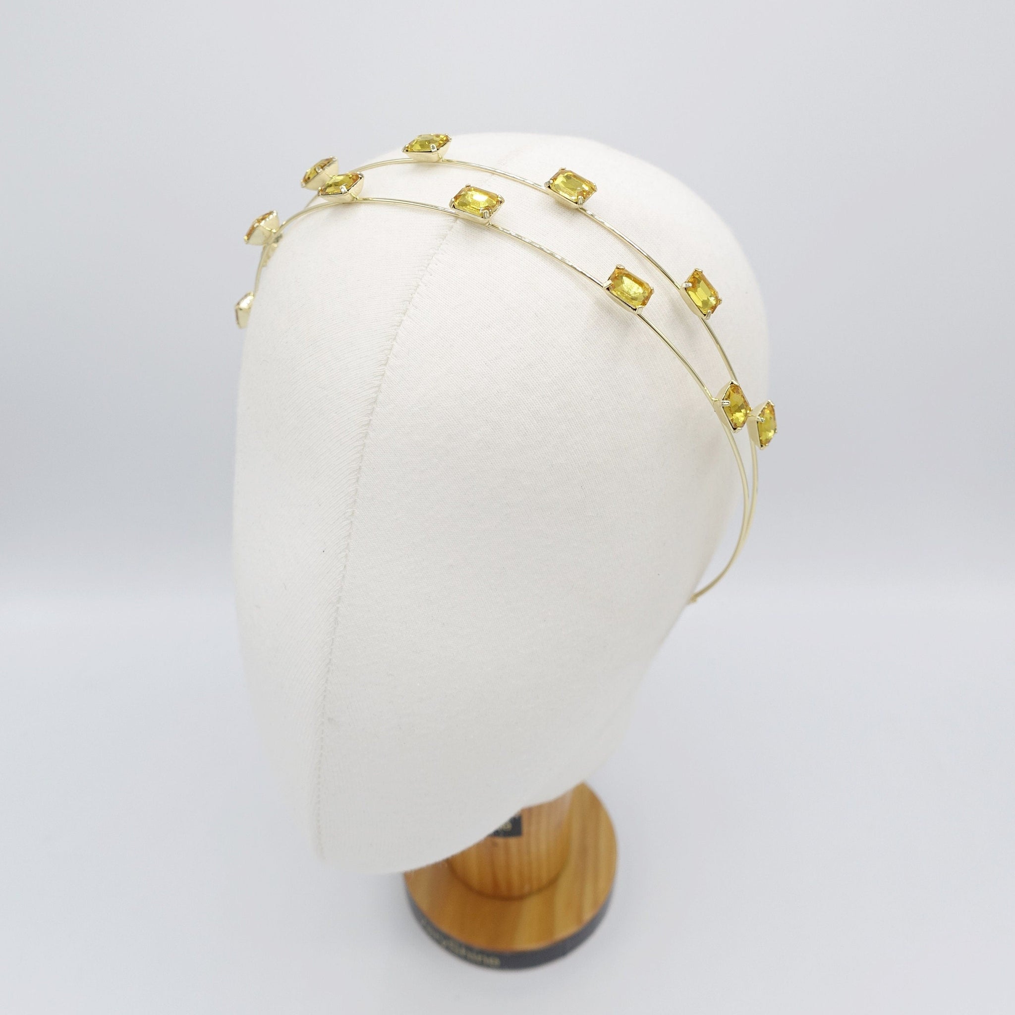 thin jeweled headband 