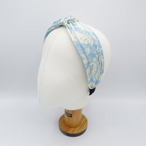 veryshine.com Headband satin headband, floral knot headband, top knot headband for women