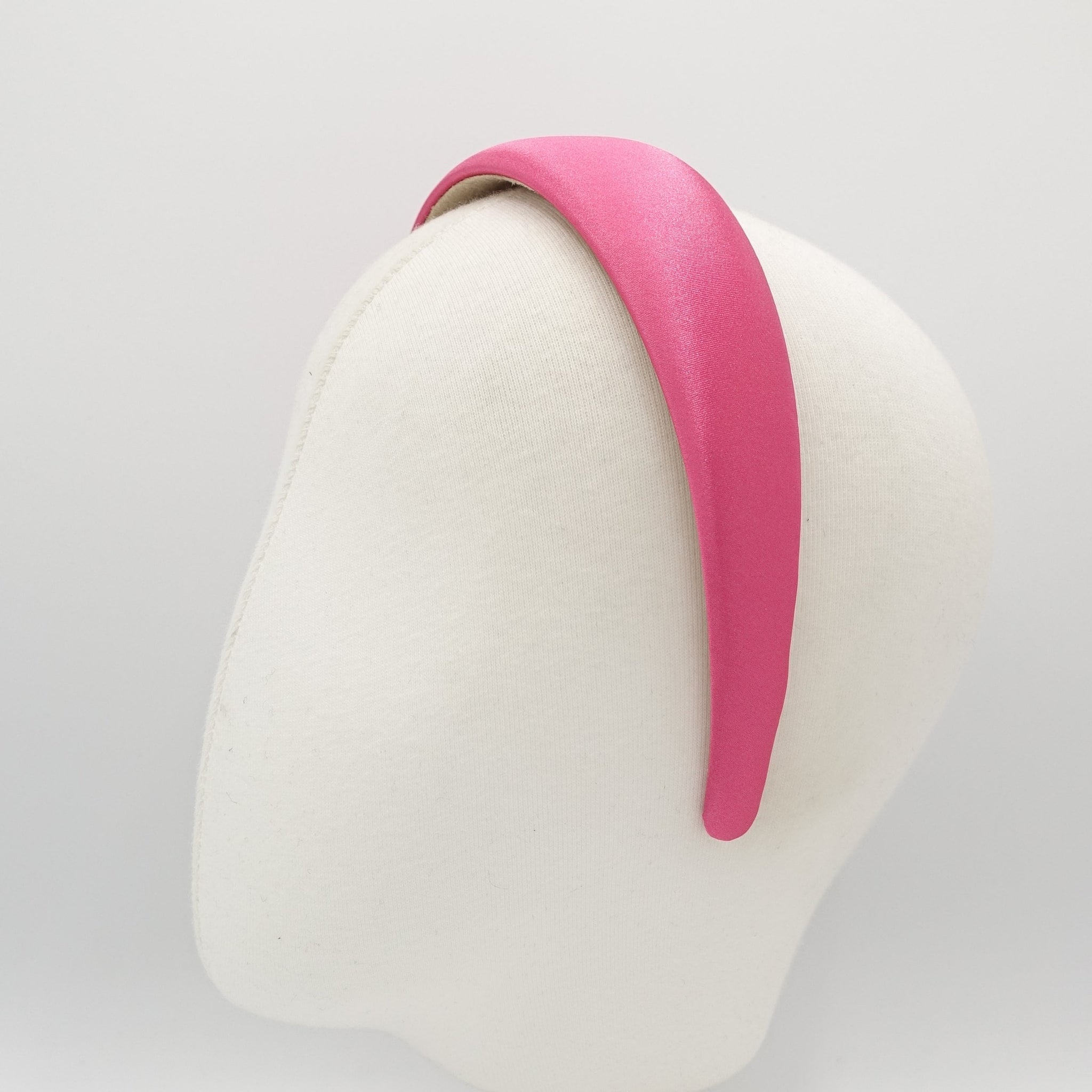veryshine.com Headband satin padded headband colorful basic women hairband hair accessory