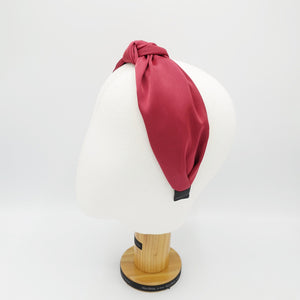 veryshine.com Headband silk satin top knot headband Fall Winter color hairband glossy women hair accessory