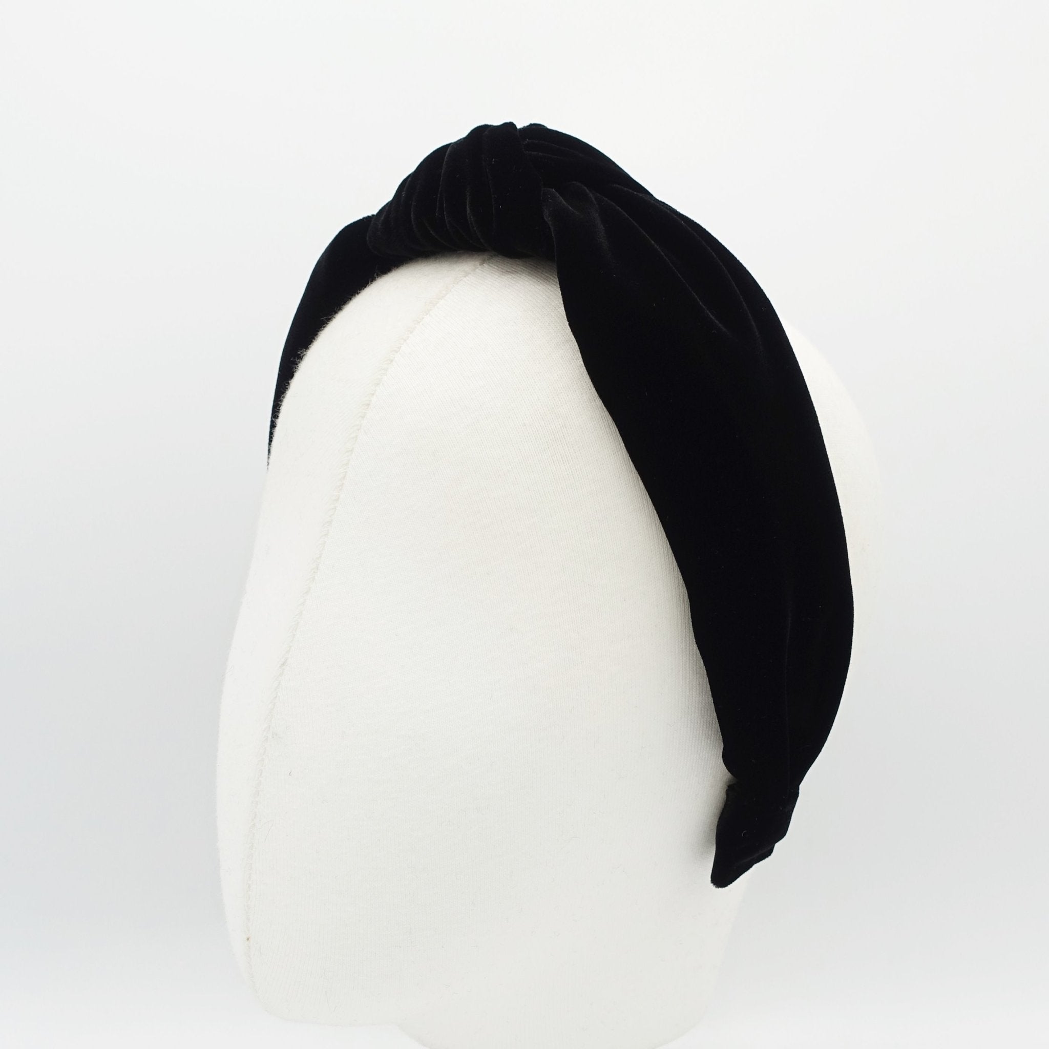 veryshine.com Headband silk velvet headband luxury fabric knot hairband