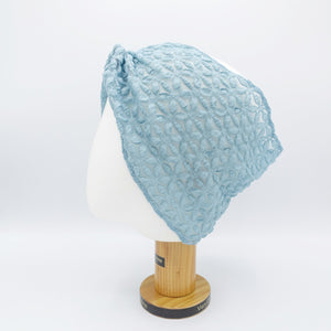 veryshine.com Headband Sky blue floral lace turban headband, twisted hair turban, hair accessory shop for women