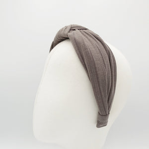 veryshine.com Headband solid corrugated fabric knot headband hairband women hair accessory