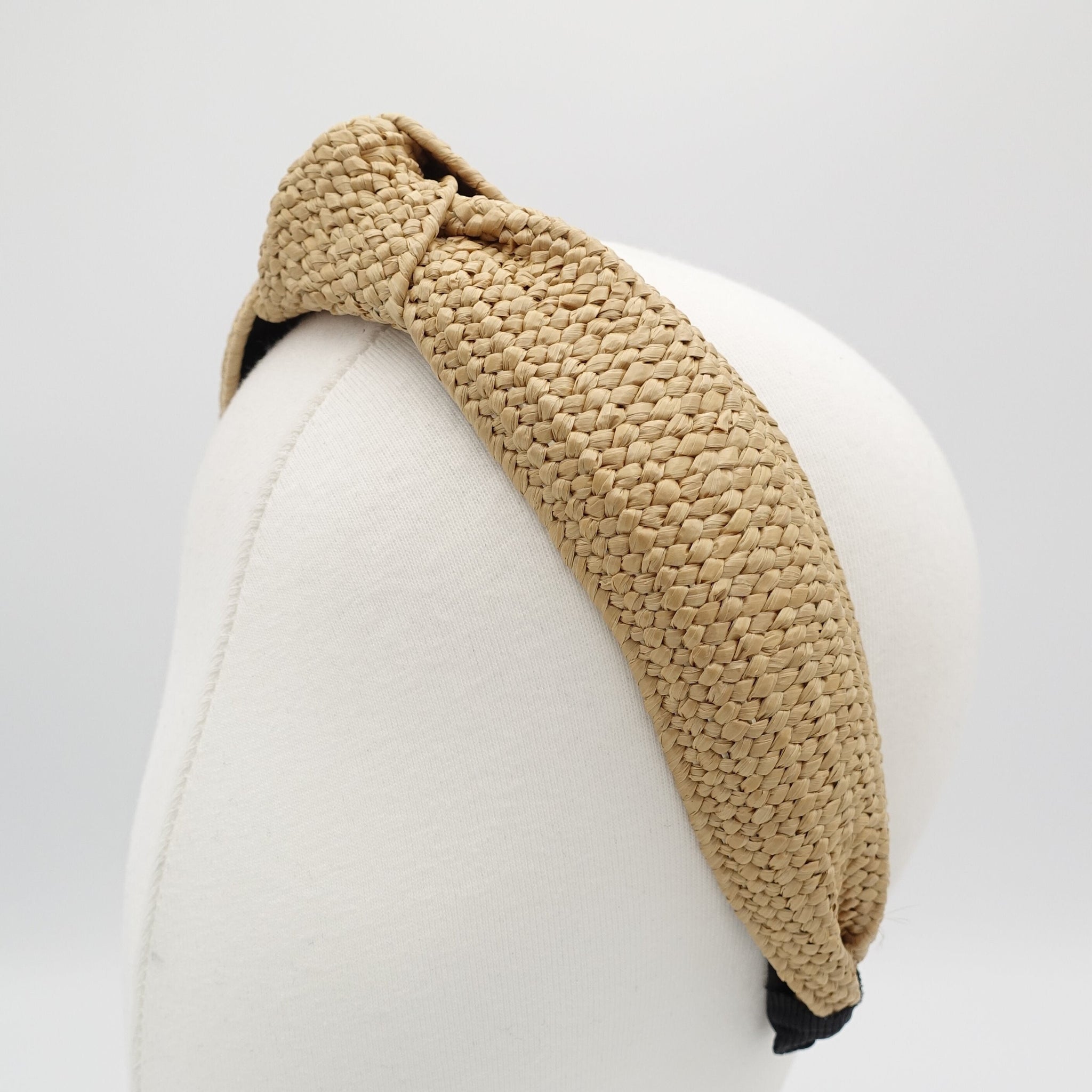 veryshine.com Headband straw women headband vacation rattan hairband woman hair accessories