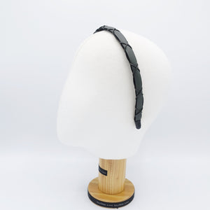 veryshine.com Headband string x knot decorated leather headband