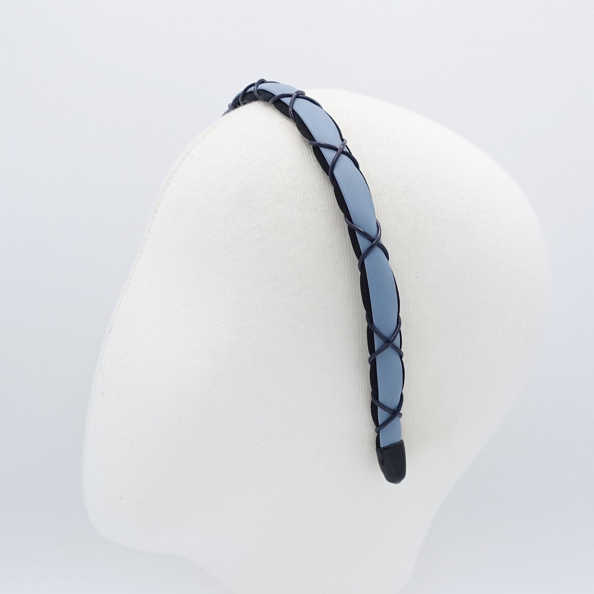 veryshine.com Headband string x knot decorated leather headband