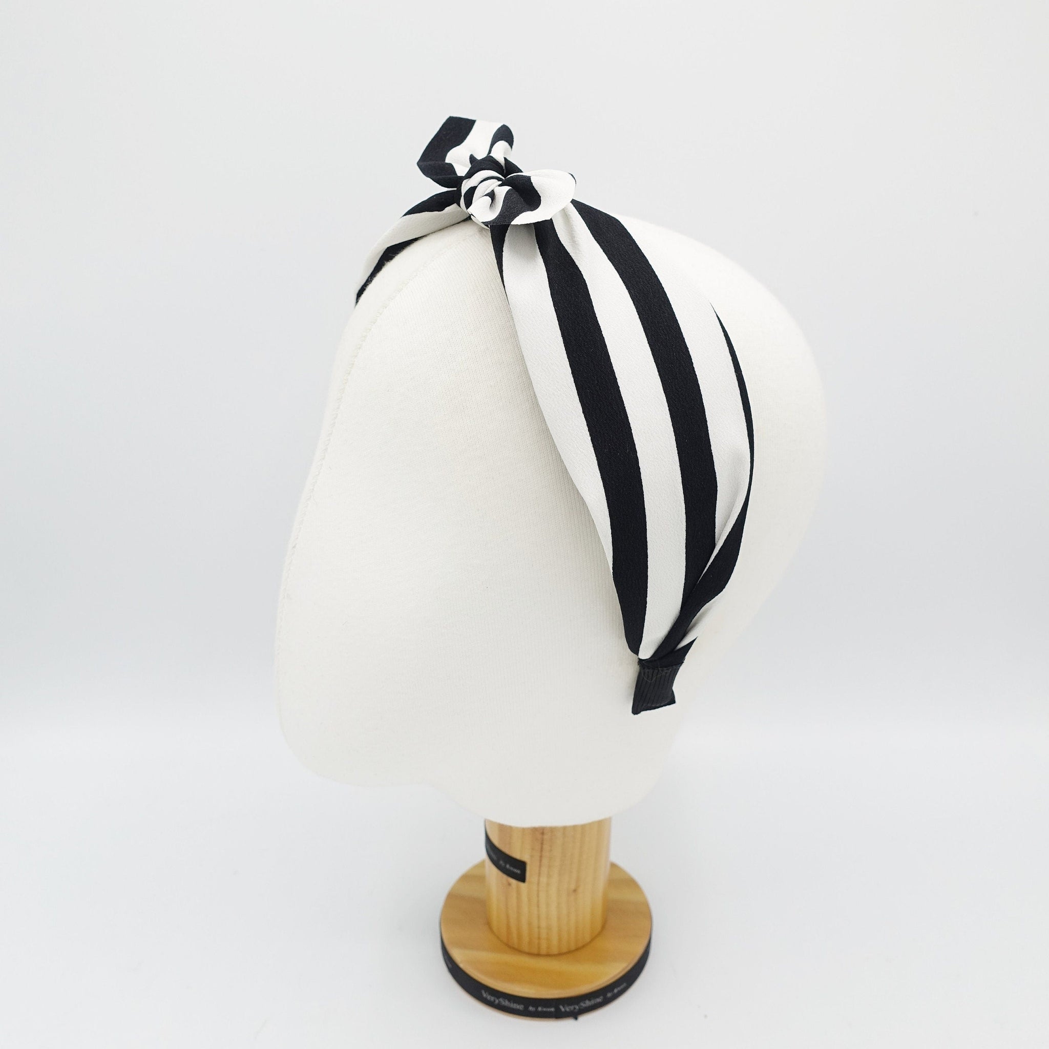 veryshine.com Headband stripe headband bow knotted hairband casual hair accessory for women