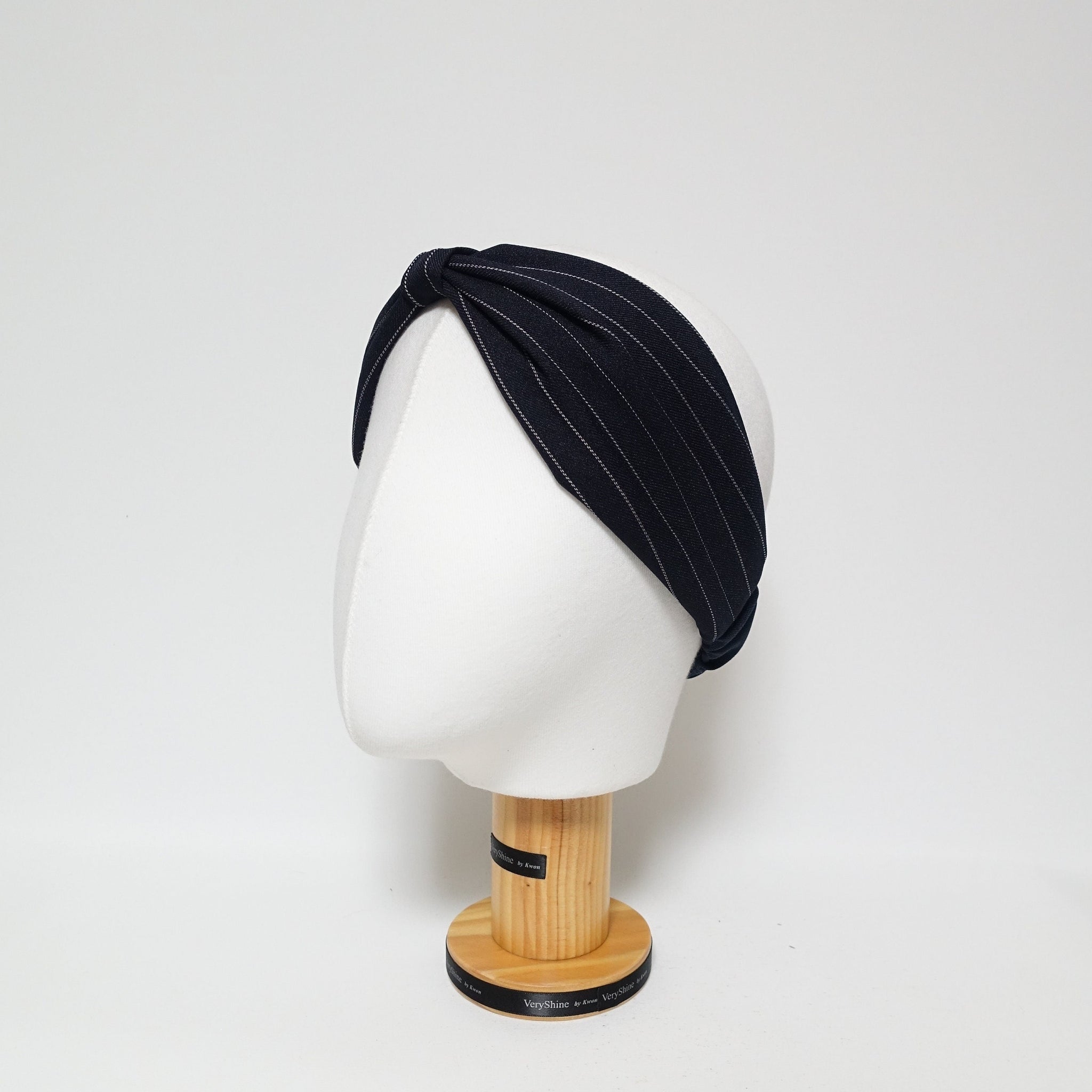veryshine.com Headband stripe pattern fashion headband suit style fabric headwrap women hair accessory