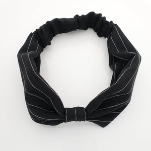 veryshine.com Headband stripe pattern fashion headband suit style fabric headwrap women hair accessory