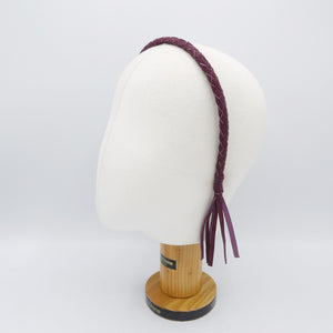 veryshine.com Headband suede headband, braided headband, tassel headband for women