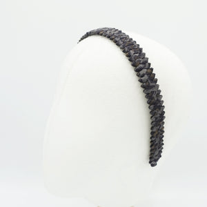 veryshine.com Headband Suede leopard print headband saw pattern wrap hairband women hair accessory