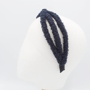 veryshine.com Headband teddy wrap headband triple strand hairband cute hair accessory for women