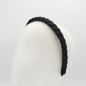 veryshine.com Headband thread strand braided headband basic thin hairband women hair accessory