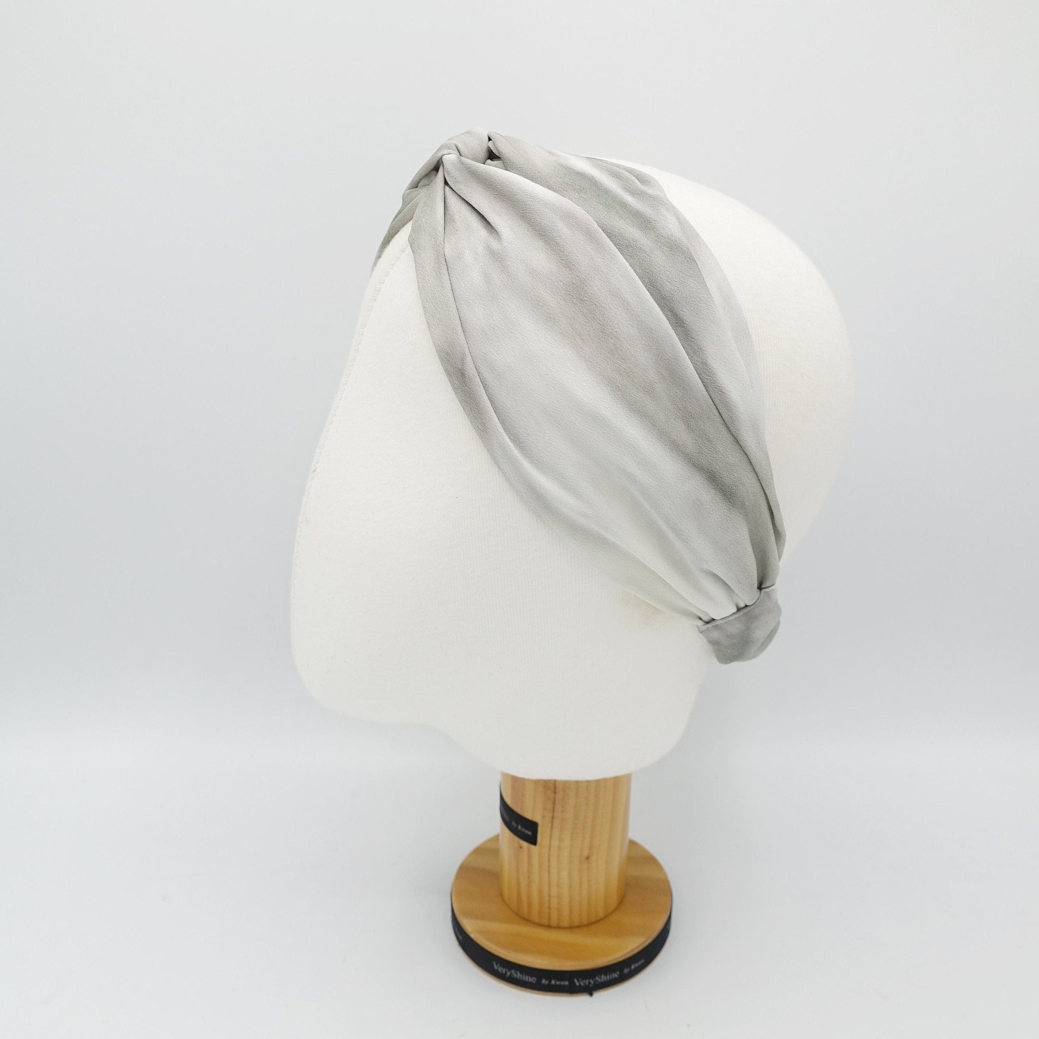 veryshine.com Headband tie dye pattern hair turban cross headband color gradation hair accessory for women