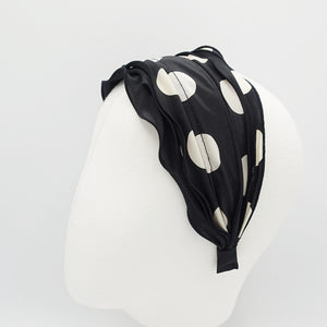 veryshine.com Headband tiple lettuce trim edge headband big dot hairband hair accessory for women