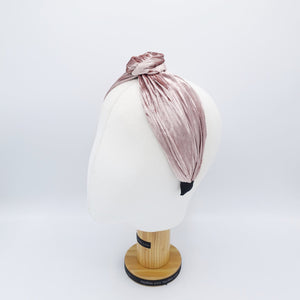 veryshine.com Headband velvet circle knot headband wired flower knot hairband women hair accessory