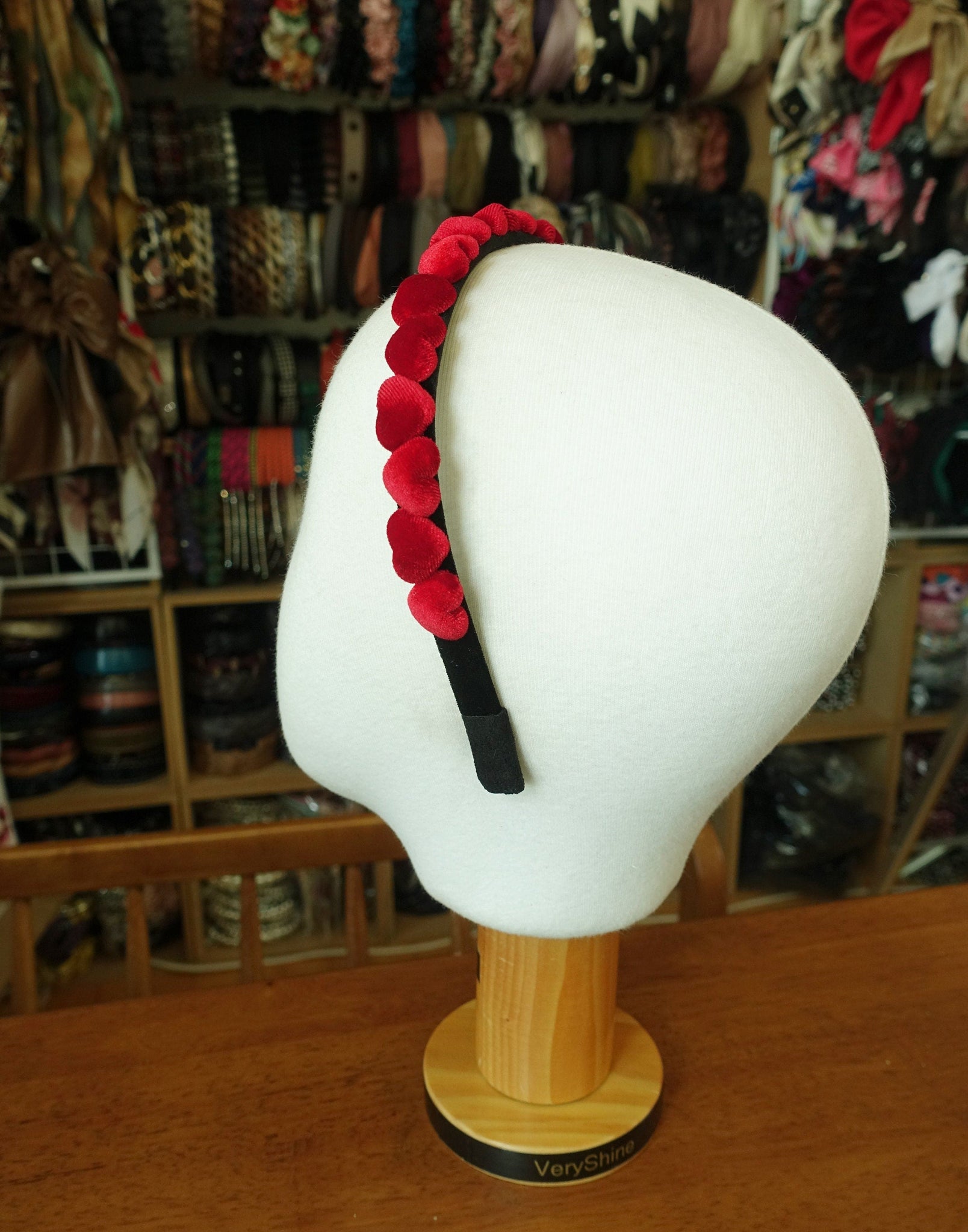 red velvet headband 