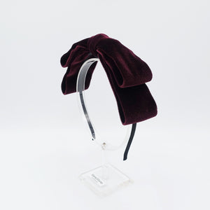 veryshine.com Headband velvet loop bow headband thin hairband women hair accessory