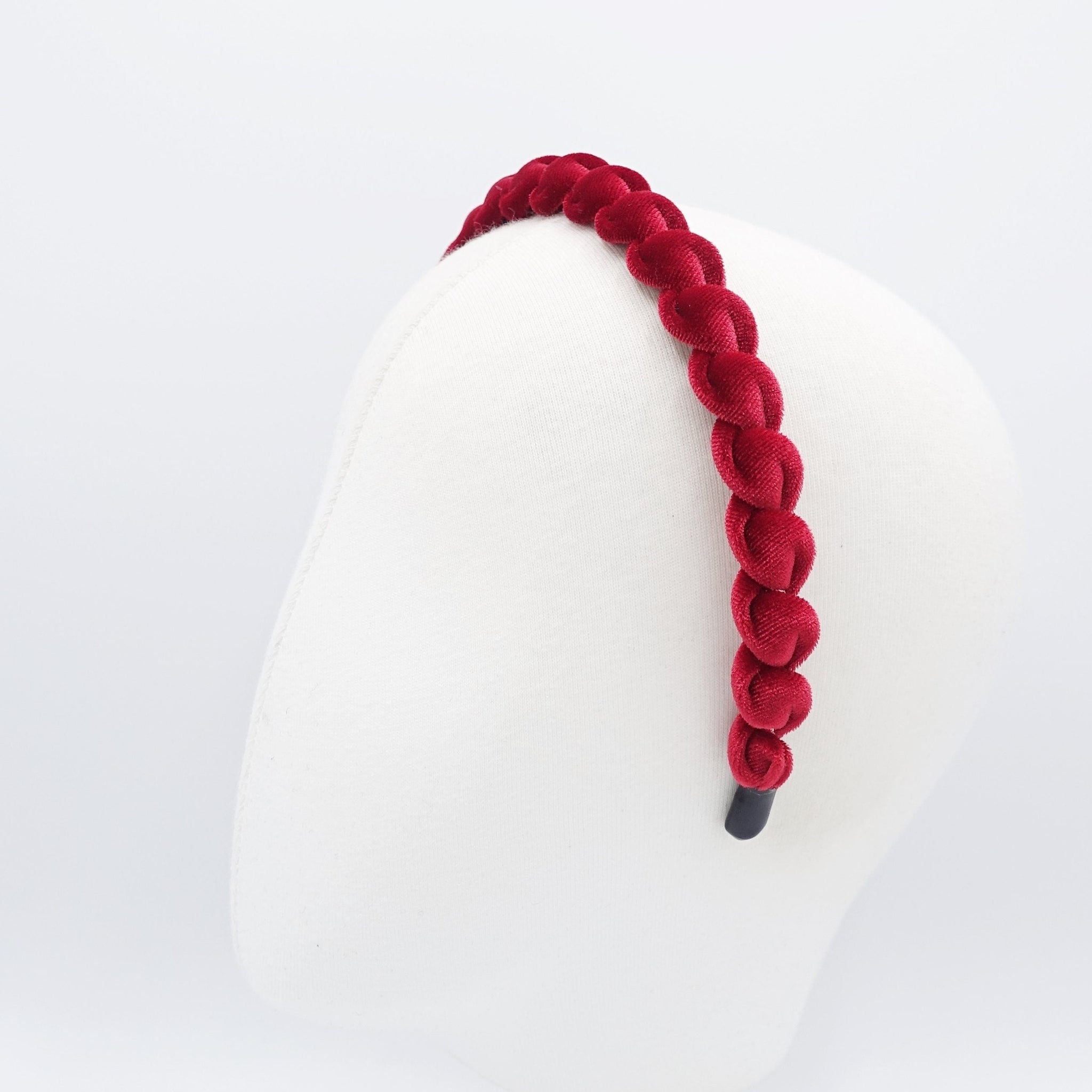 veryshine.com Headband velvet spiral wrap headband thin hairband women hair accessory