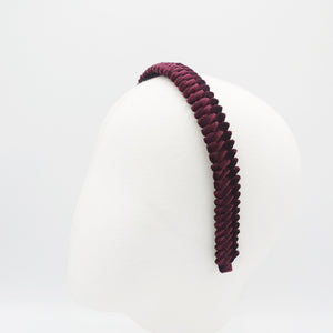 veryshine.com Headband velvet wrapped headband saw pattern hairband women hair accessory