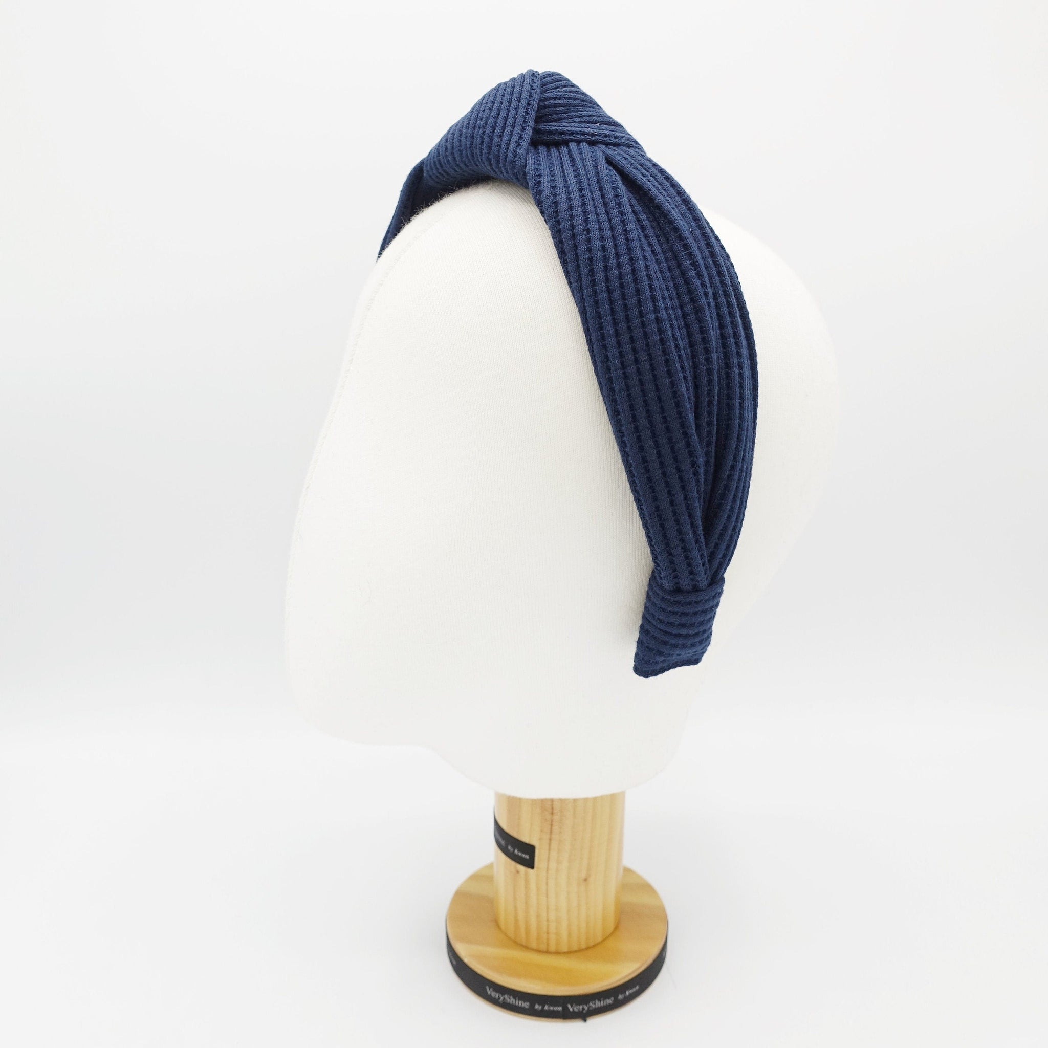 veryshine.com Headband waffle stripe pattern headband top knot hairband Women hair accessories