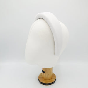 veryshine.com Headband White highly padded headband trendy simple hairband hair accessory for women