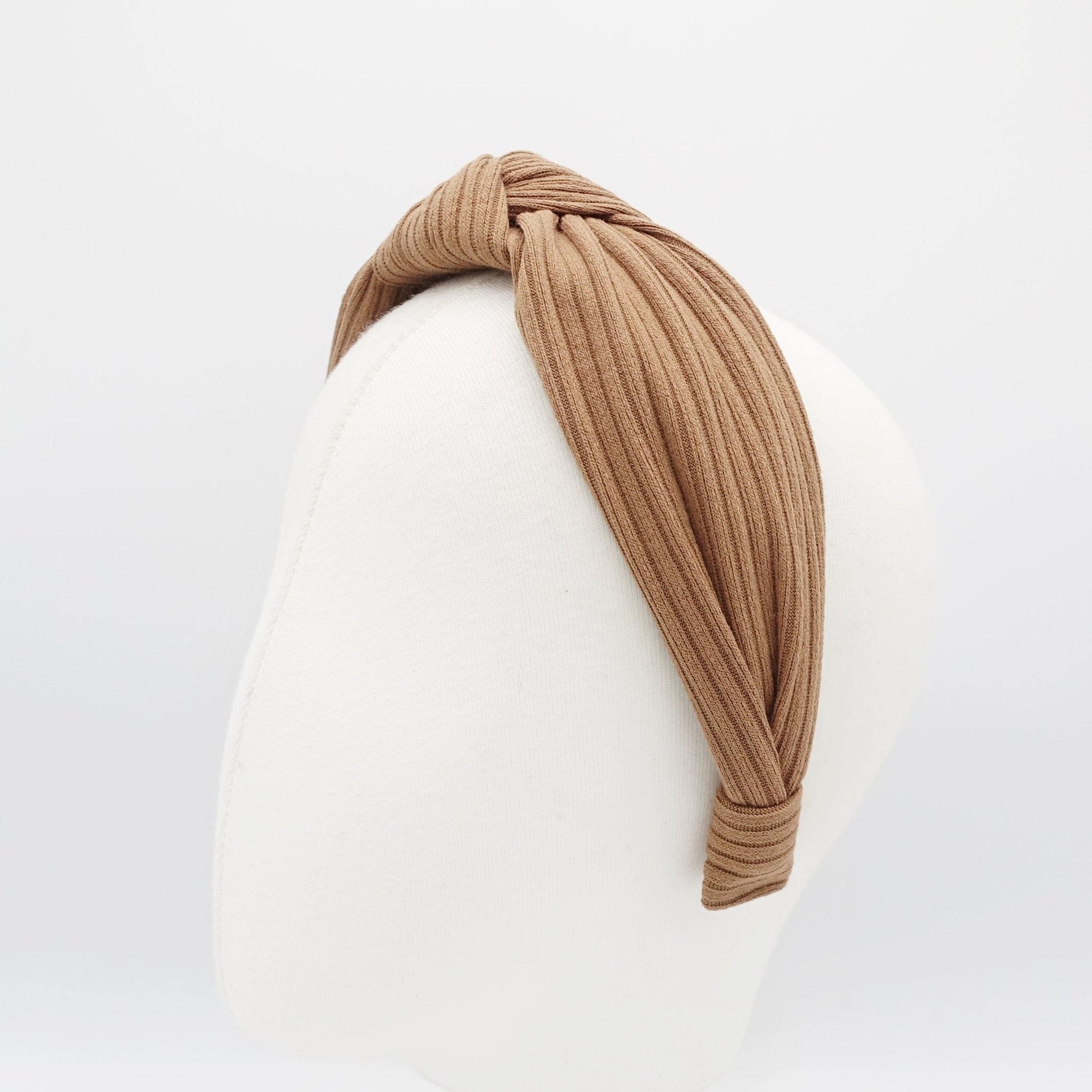 veryshine.com Headband wide corrugated top knotted headband women hair accessory