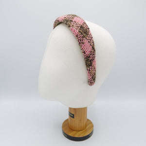 veryshine.com Headband woold plaid headband padded hairband shop , Fall headband, Winter headband for women